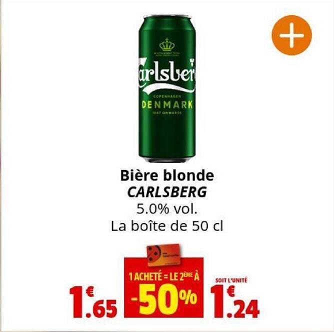bière blonde carlsberg