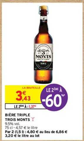 bière triple trois monts