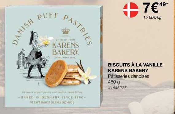 biscuits à la vanille karens bakery