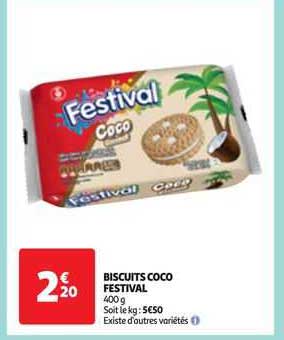 biscuits coco festival