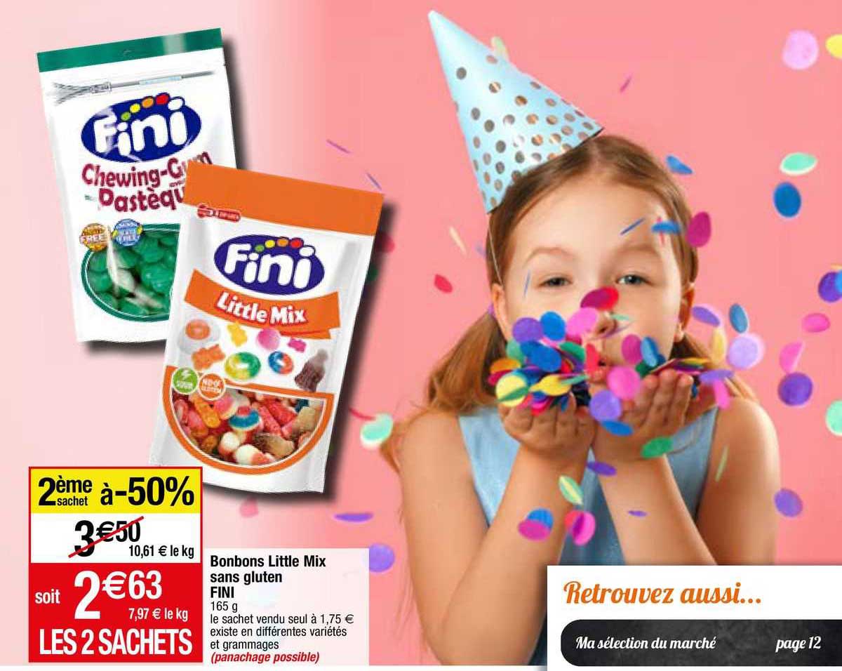 bonbons little mix sans gluten fini