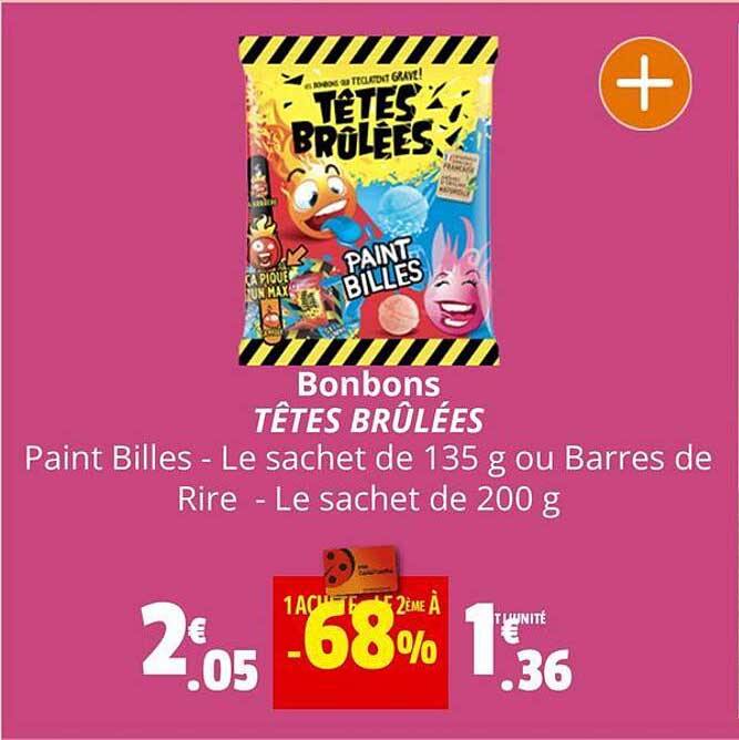 bonbons têtes brûlées