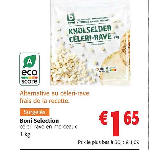 boni selection céleri-rave en morceau