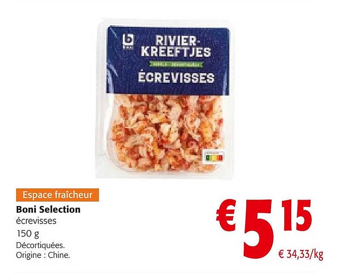 boni selection écrevisses