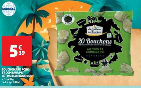 bouchons au porc et combava peï le traiteur bourbon