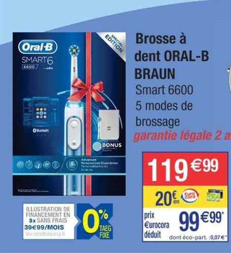 brosse à dent oral-b braun
