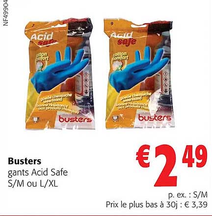 busters gants acid safe