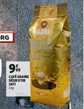 café grains désir d'or sati