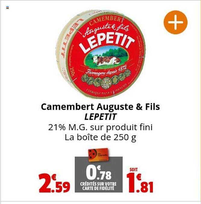 camembert auguste & fils lepetit