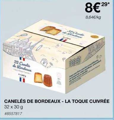 canelés de bordeaux - la toque cuivrée