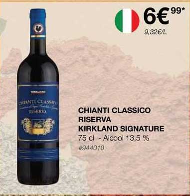 chianti classico riserva kirkland signature