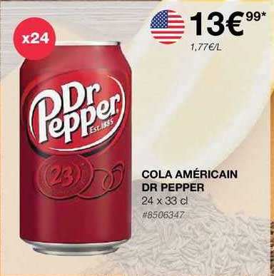 cola américain dr pepper