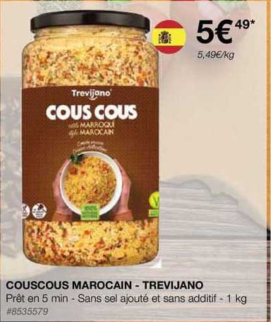 couscous marocain - trevijano
