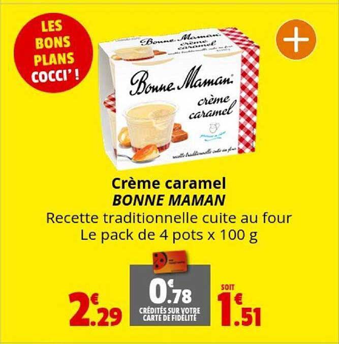 crème caramel bonne maman
