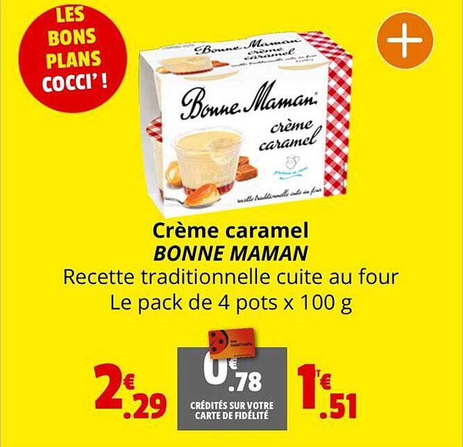 crème caramel bonne maman