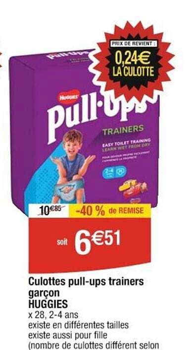 Culottes Pull-ups Trainers Garçon Huggies