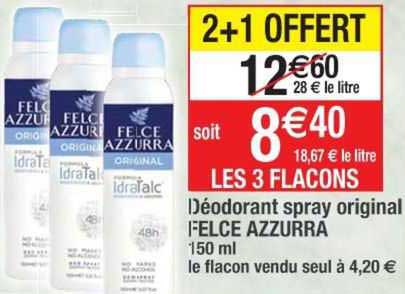 déodorant spray original felce azzurra