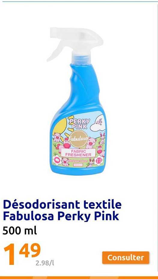 Désodorisant Textile Fabulosa Perky Pink