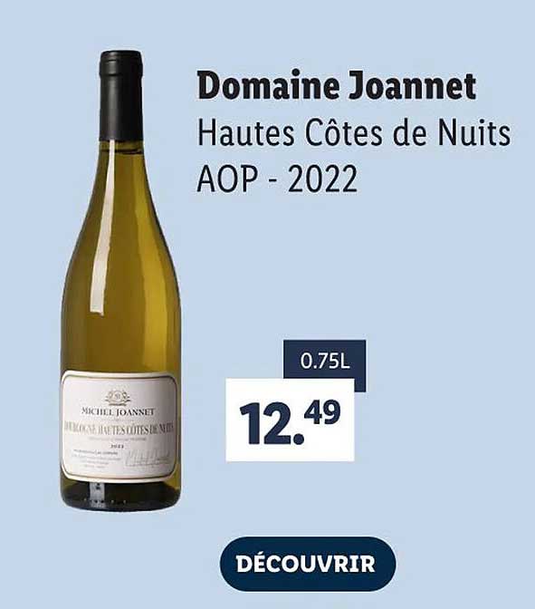 domaine jaonnet hautes côtes de nuits aop - 2022