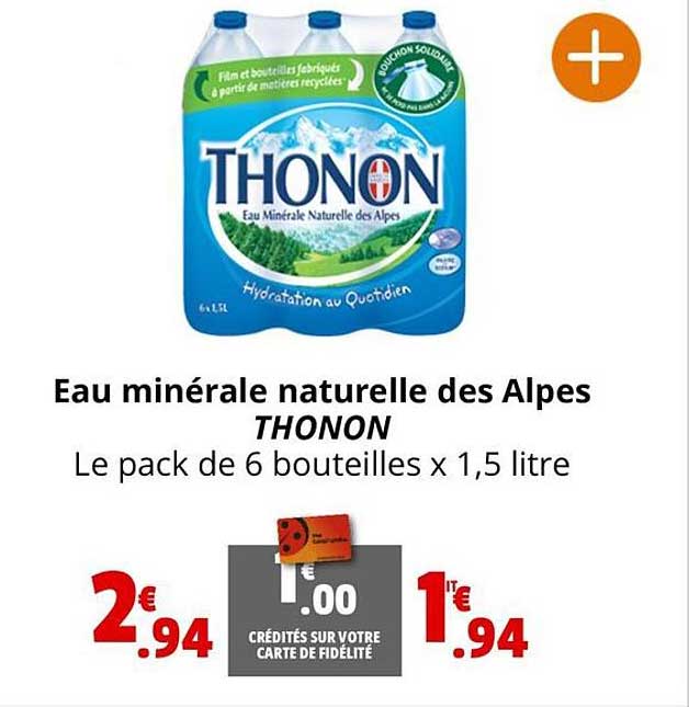 Eau Minérale Naturelle Des Alpes Thonon