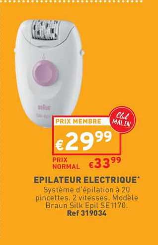 épilateur électrique
