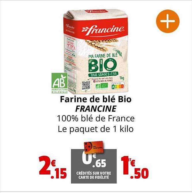 Farine De Blé Bio Francine