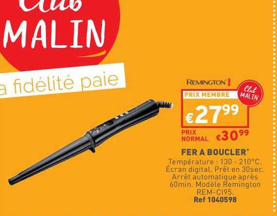 fer à boucler remington