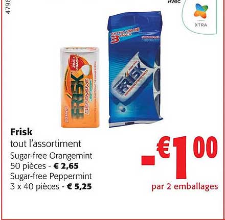 frisk tout l'assortiment