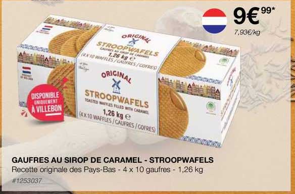 gaufres au sirop de caramel - stroopwafels