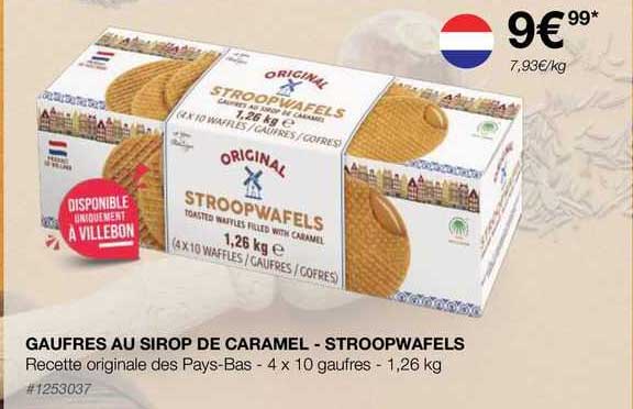 gaufres au sirop de caramel - stroopwafels