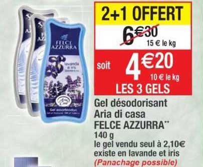 gel désodorisant aria di casa felce azzurra