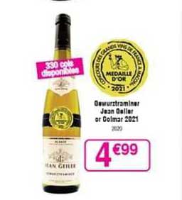 gewurztraminer jean geiler or colmar 2021