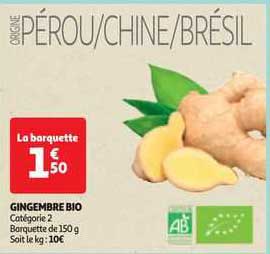 Gingembre Bio