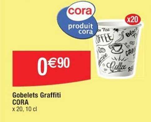 Gobelets Graffiti Cora