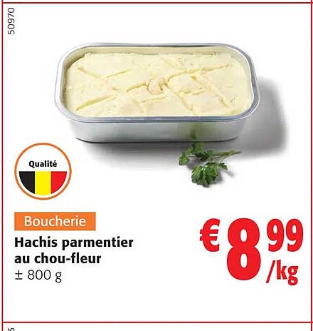 hachis parmentier au chou-fleur