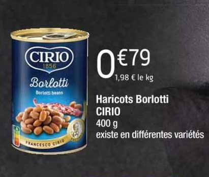 Haricots Borlotti Cirio