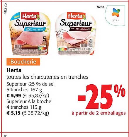 herta toutes les charcuteries en tranches