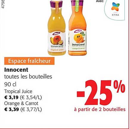 innocent toutes les bouteilles