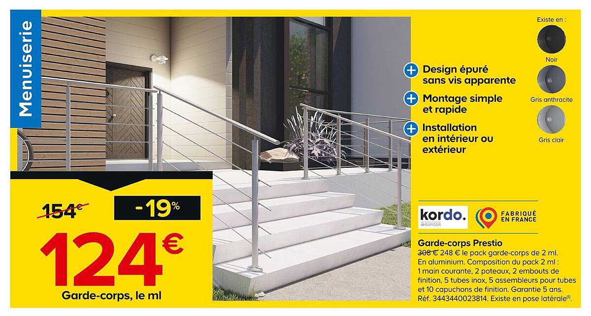 kordo. garde-corps prestio