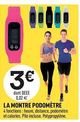 La Montre Podomètre