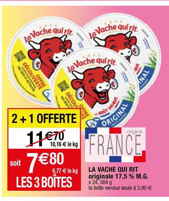 la vache qui rit originale 17,5% m.g