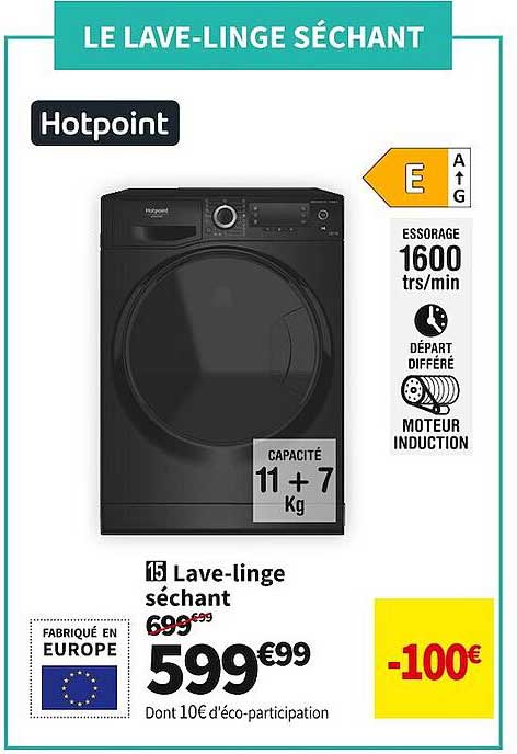 Lave-linge Séchant Hotpoint
