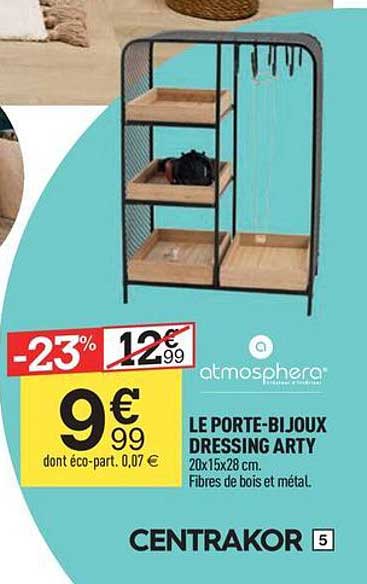 le porte-bijoux dressing arty atmosphera