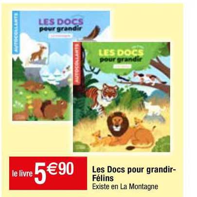 les docs pour grandir-félins