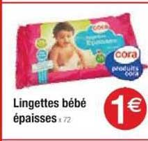 Lingettes Bébé épaisses