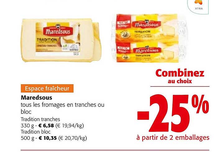 maredsous les fromages en tranches ou bloc