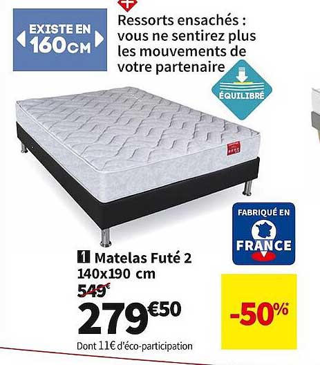 matela futé 2 140x190 cm