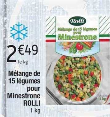 Mélange De 15 Légumes Pou Minestrone Rolli