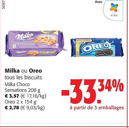 Milka Ou Oreo Tous Les Biscuits