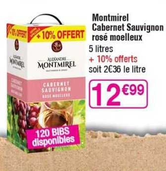 Montmirel Cabernet Sauvignon Rosé Moelleux